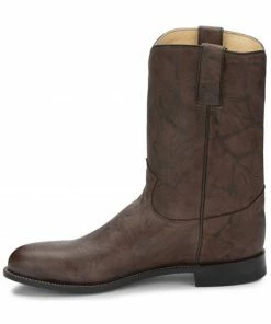 Justin Men's Deerlite Roper Western Boots Dark Brown 13 Justin Men's Deerlite Roper Western Boots Dark Brown -Justin Shop 028081 42 P3