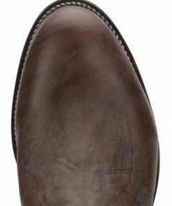 Justin Men's Deerlite Roper Western Boots Dark Brown 16 Justin Men's Deerlite Roper Western Boots Dark Brown -Justin Shop 028081 42 P6