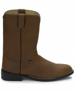Justin Men's 10" Roper Boots Bay Apache 21 Justin Men's 10" Roper Boots Bay Apache -Justin Shop 028936 7047 P2