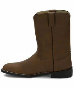 Justin Men's 10" Roper Boots Bay Apache 22 Justin Men's 10" Roper Boots Bay Apache -Justin Shop 028936 7047 P3