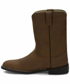 Justin Men's 10" Roper Boots Bay Apache 23 Justin Men's 10" Roper Boots Bay Apache -Justin Shop 028936 G4 P3