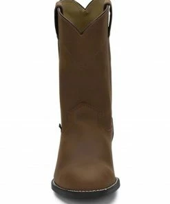 Justin Men's 10" Roper Boots Bay Apache 25 Justin Men's 10" Roper Boots Bay Apache -Justin Shop 028936 G4 P4