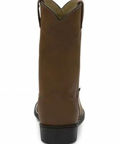 Justin Men's 10" Roper Boots Bay Apache 26 Justin Men's 10" Roper Boots Bay Apache -Justin Shop 028936 G4 P5