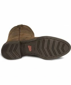 Justin Men's Stampede Roper Western Boots Bay Apache -Justin Shop 028952 G4 BM