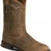 Justin Men's Stampede Roper Western Boots Bay Apache -Justin Shop 028952 G4 P1