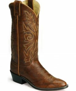 Justin Men's 13" Deerlite Western Boots Chestnut