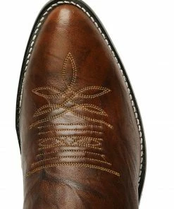 Justin Men's 13" Deerlite Western Boots Chestnut -Justin Shop 036523 92 TP