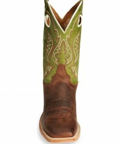 Justin Men's Bent Rail Collection Western Boots Cognac -Justin Shop 036A46 38 FT