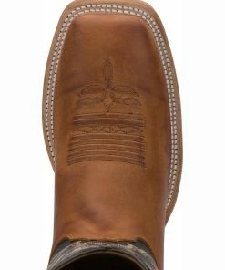 Justin Men's Caddo Copper Brown Bent Rail Cowboy Boots - Square Toe 13 Justin Men's Caddo Copper Brown Bent Rail Cowboy Boots - Square Toe -Justin Shop 036P11 35 P6