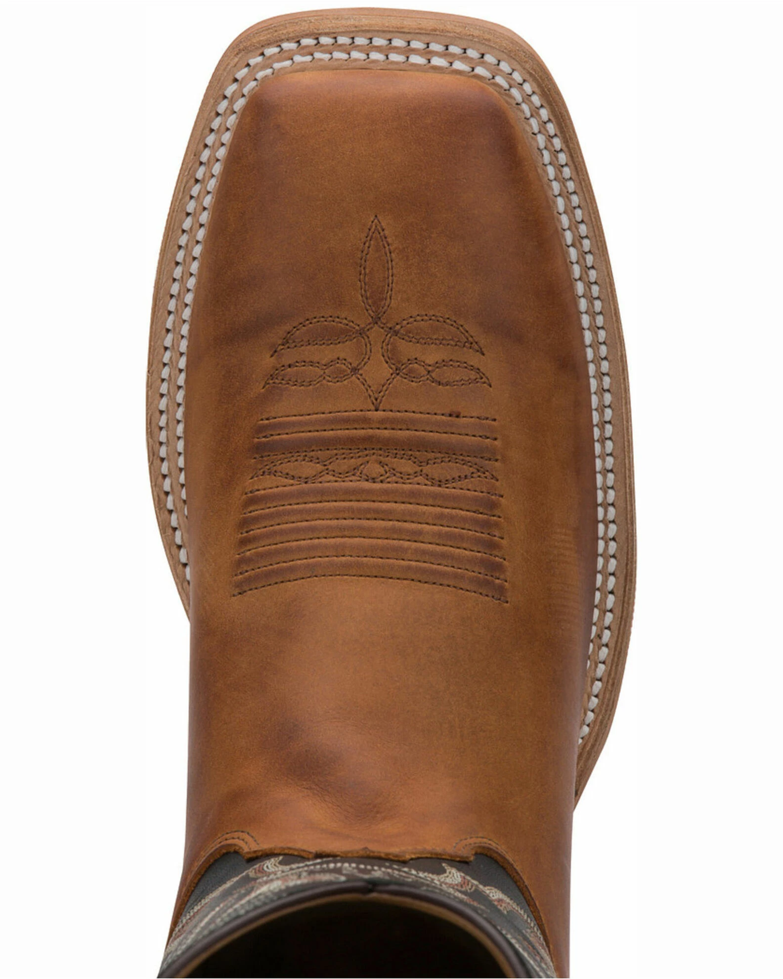 Justin Men's Caddo Copper Brown Bent Rail Cowboy Boots - Square Toe 7 Justin Men's Caddo Copper Brown Bent Rail Cowboy Boots - Square Toe - Image 6