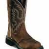 Justin Gypsy Women's Inji Aged Bark Cowgirl Boots - Round Toe -Justin Shop 045524 BR P1