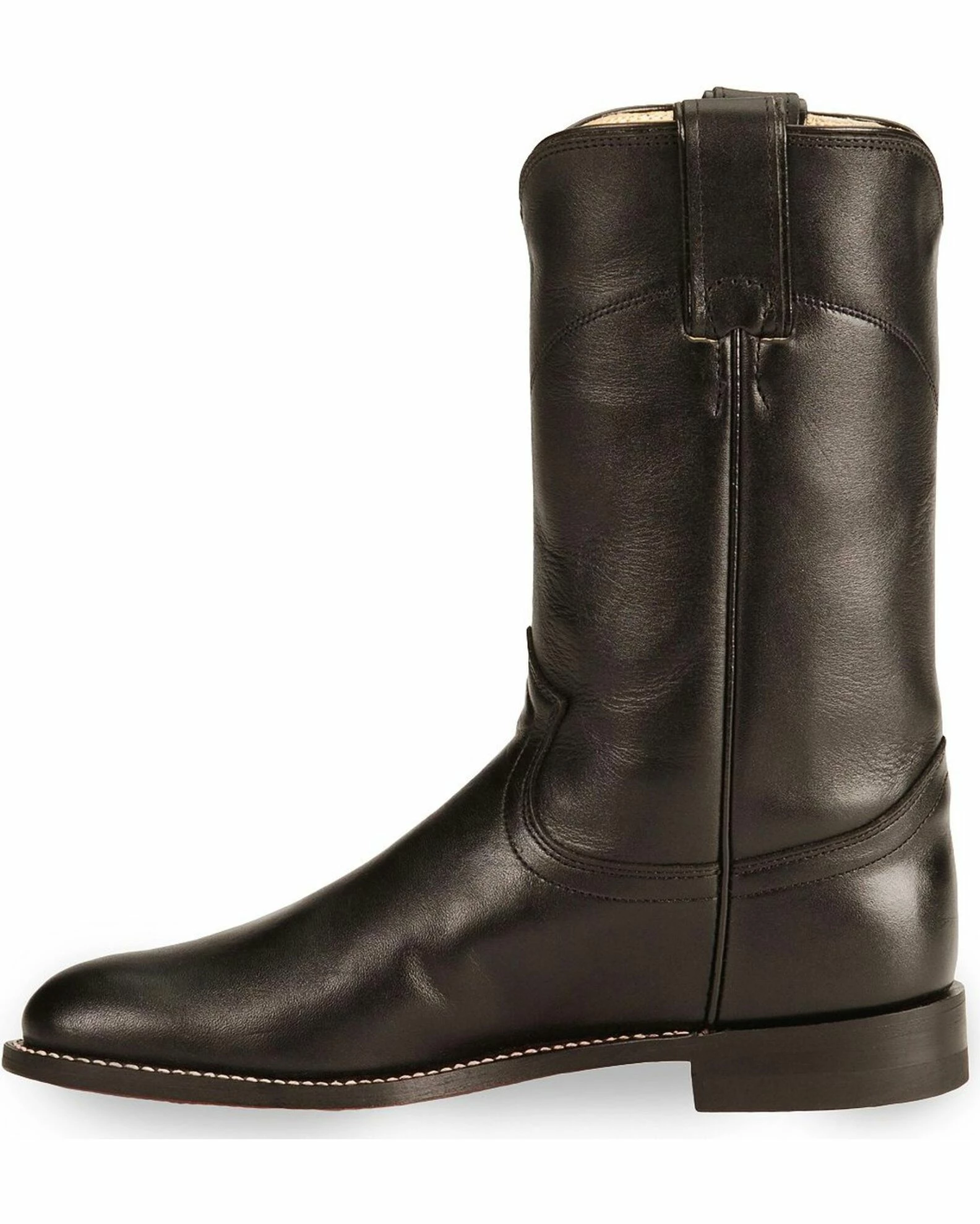 Justin Women's Original Black Roper Boots - Round Toe 5 Justin Women's Original Black Roper Boots - Round Toe - Image 3