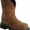 Justin Gypsy Women's Wanette 8" Brown EH Work Boots - Steel Toe Aged Bark 2 Justin Gypsy Women's Wanette 8" Brown EH Work Boots - Steel Toe Aged Bark -Justin Shop 045N66 BR P1