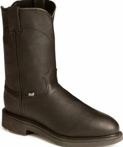 Justin Men's Boots Pull-On Boots Black -Justin Shop 050241 89 P1
