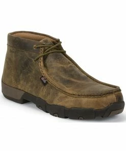 Justin Men's Driver Mocs Brown -Justin Shop 0502J2 41 P1 1