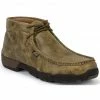 Justin Men's Bomber Steel Toe Work Shoes Tan -Justin Shop 0502J3 22 P1