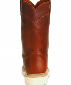 Justin Men's Axe Electrical Hazard Light Duty Pull-On Work Boots - Steel Toe -Justin Shop 050647 22 BK