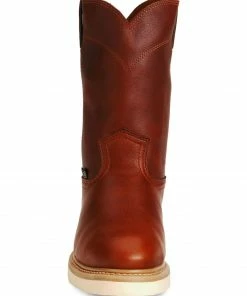 Justin Men's Axe Electrical Hazard Light Duty Pull-On Work Boots - Steel Toe -Justin Shop 050647 22 FT