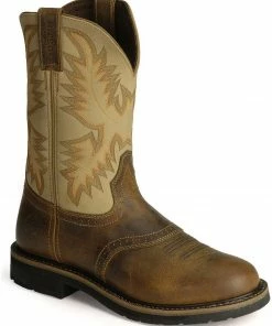 Justin Men's Soft Toe Work Boots