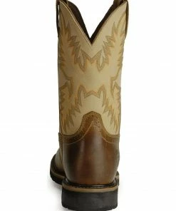 Justin Men's Steel Toe Work Boots Brown -Justin Shop 050B39 41 BK