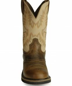 Justin Men's Steel Toe Work Boots Brown -Justin Shop 050B39 41 FT