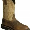 Justin Men's Steel Toe Work Boots Brown