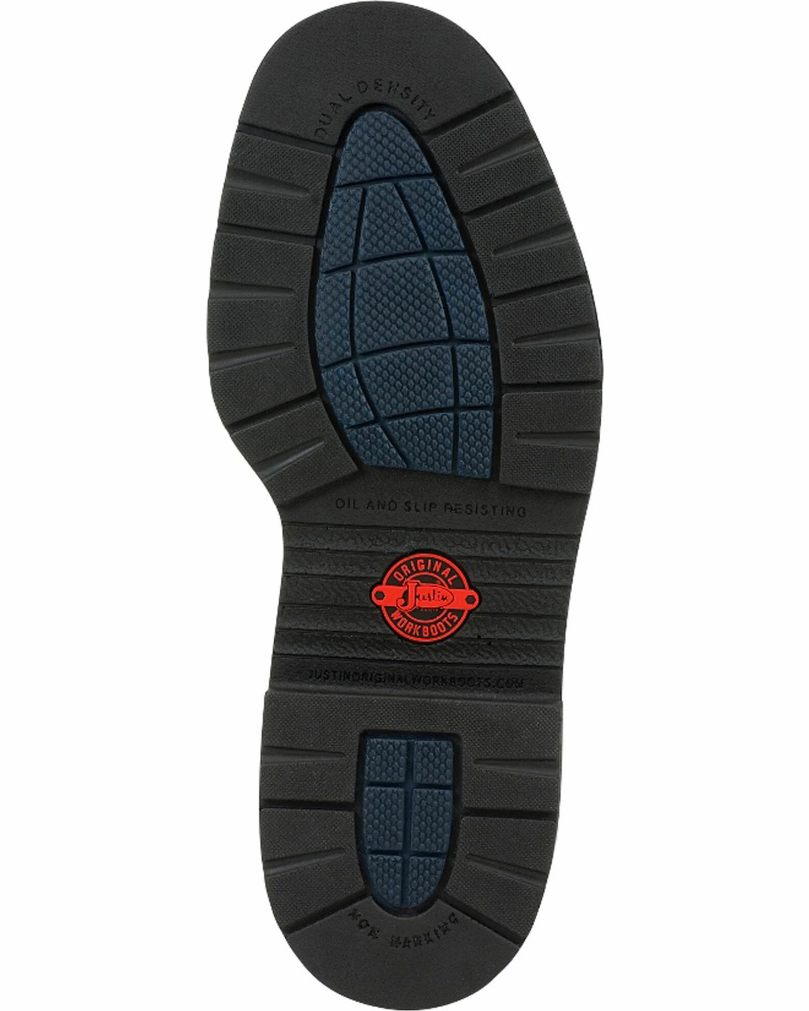 Justin Men's J-Max 8" Work Boots Chocolate 5 Justin Men's J-Max 8" Work Boots Chocolate - Image 3