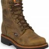 Justin Men's J-Max 8" Work Boots Chocolate -Justin Shop 050B41 22 P1
