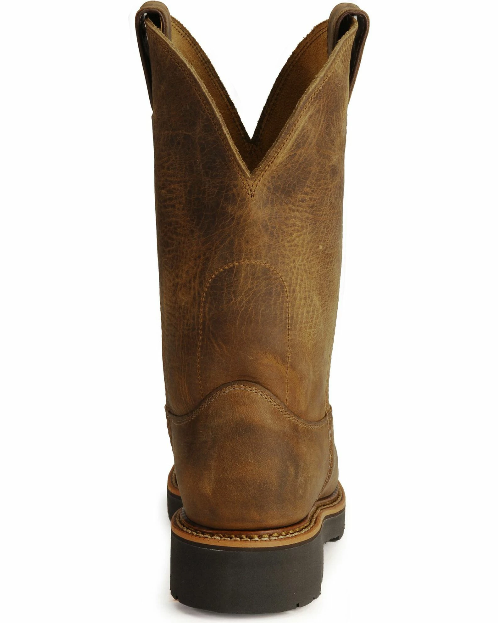 Justin Men's J-Max Blueprint Bay Gaucho EH Pull-On Work Boots - Soft Toe Chocolate 9 Justin Men's J-Max Blueprint Bay Gaucho EH Pull-On Work Boots - Soft Toe Chocolate - Image 7