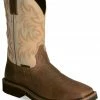 Justin Men's Stampede 11" Steel Toe Western Work Boots Copper -Justin Shop 050B85 56 P1