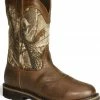 Justin Men's Stampede Waterproof Work Boots Camouflage -Justin Shop 050B96 L5 P1