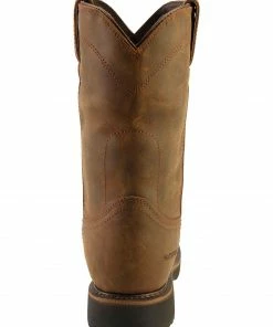 Justin Men's Drywall Waterproof Pull-On Work Boots - Soft Toe Brown 16 Justin Men's Drywall Waterproof Pull-On Work Boots - Soft Toe Brown -Justin Shop 050B99 41 BK