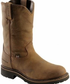 Justin Men's Drywall Waterproof Pull-On Work Boots - Soft Toe Brown 17 Justin Men's Drywall Waterproof Pull-On Work Boots - Soft Toe Brown -Justin Shop 050B99 41 P1 1