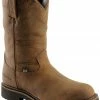 Justin Men's Drywall Waterproof Pull-On Work Boots - Soft Toe Brown 2 Justin Men's Drywall Waterproof Pull-On Work Boots - Soft Toe Brown -Justin Shop 050B99 41 P1
