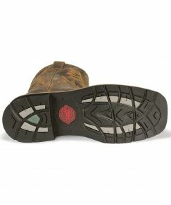 Justin Men's Stampede Driller Waterproof Work Boots - Plain Toe Tan 14 Justin Men's Stampede Driller Waterproof Work Boots - Plain Toe Tan -Justin Shop 050C20 22 BM