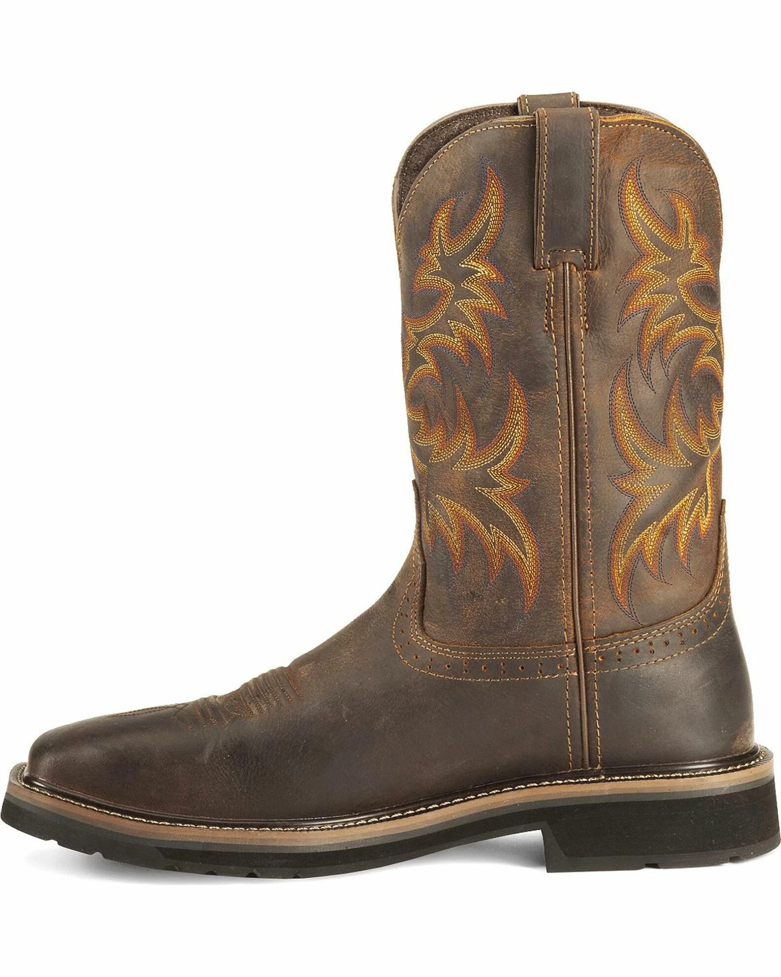 Justin Men's Stampede Driller Waterproof Work Boots - Plain Toe Tan 5 Justin Men's Stampede Driller Waterproof Work Boots - Plain Toe Tan - Image 3