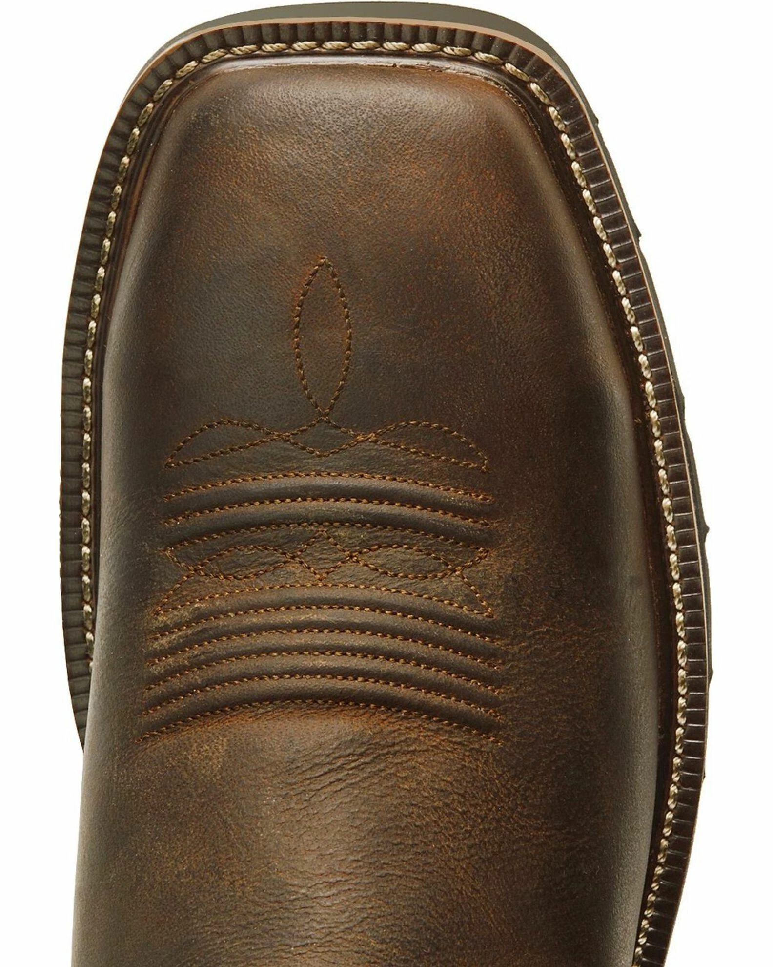 Justin Men's Stampede Driller Waterproof Work Boots - Plain Toe Tan 8 Justin Men's Stampede Driller Waterproof Work Boots - Plain Toe Tan - Image 6