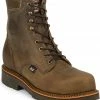 Justin Men's J-Max 8" Blueprint Bay Apache Lace-Up EH Work Boots - Composite Toe -Justin Shop 050E31 K8 P1