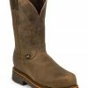 Justin Men's J-Max 8" Pull-On Work Boots Crazyhorse -Justin Shop 050E32 K8 P1