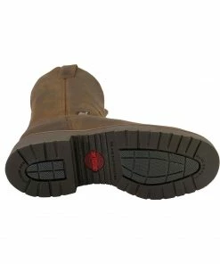 Justin Men's 11" Rugged Western Work Boots Chocolate -Justin Shop 050F07 47 BM