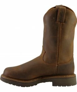 Justin Men's 11" Rugged Western Work Boots Chocolate -Justin Shop 050F07 47 LT