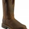 Justin Men's 11" Rugged Western Work Boots Chocolate -Justin Shop 050F07 47 P1