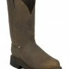 Justin Men's J-Max Rugged Bay Gaucho Pull-On Work Boots -Justin Shop 050F08 47 P1