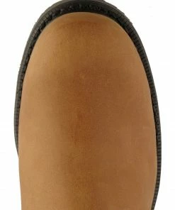 Justin Men's Utah Western Pull-On Work Boots Aged Bark -Justin Shop 050F09 BR TP