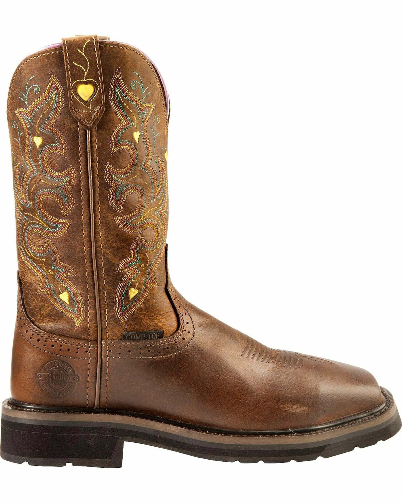 Justin Women's Pull-On Work Boots 4 Justin Women's Pull-On Work Boots - Image 2