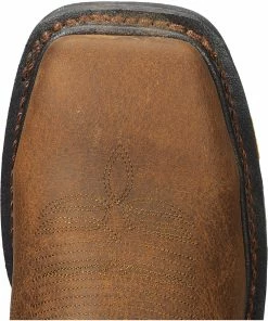 Justin Men's Tanker Black Western Work Boots - Steel Toe -Justin Shop 050V74 JJ TP