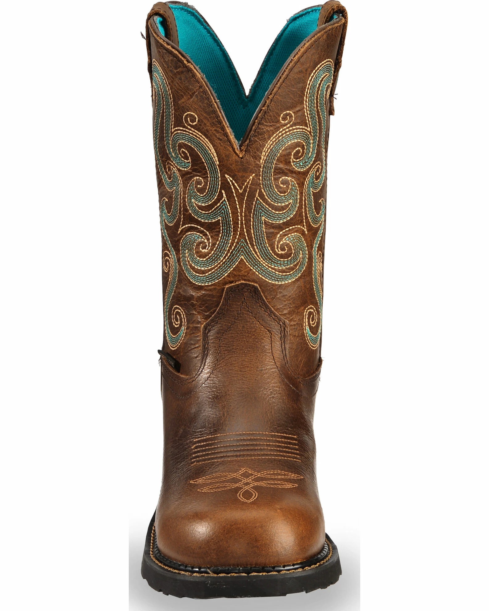 Justin Gypsy Women's Tasha EH Waterproof Work Boots - Steel Toe Dark Brown 6 Justin Gypsy Women's Tasha EH Waterproof Work Boots - Steel Toe Dark Brown - Image 4