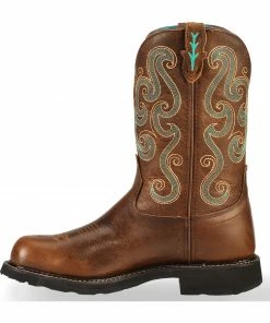 Justin Gypsy Women's Tasha EH Waterproof Work Boots - Steel Toe Dark Brown 11 Justin Gypsy Women's Tasha EH Waterproof Work Boots - Steel Toe Dark Brown -Justin Shop 050V99 47 LT