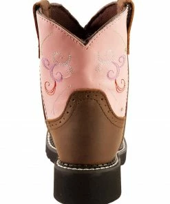 Justin Kid's Gypsy Flower Western Boots For Youth Girls' Bay Apache -Justin Shop 053990 G4 BK