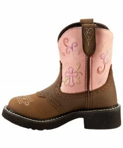 Justin Kid's Gypsy Flower Western Boots For Youth Girls' Bay Apache -Justin Shop 053990 G4 LT